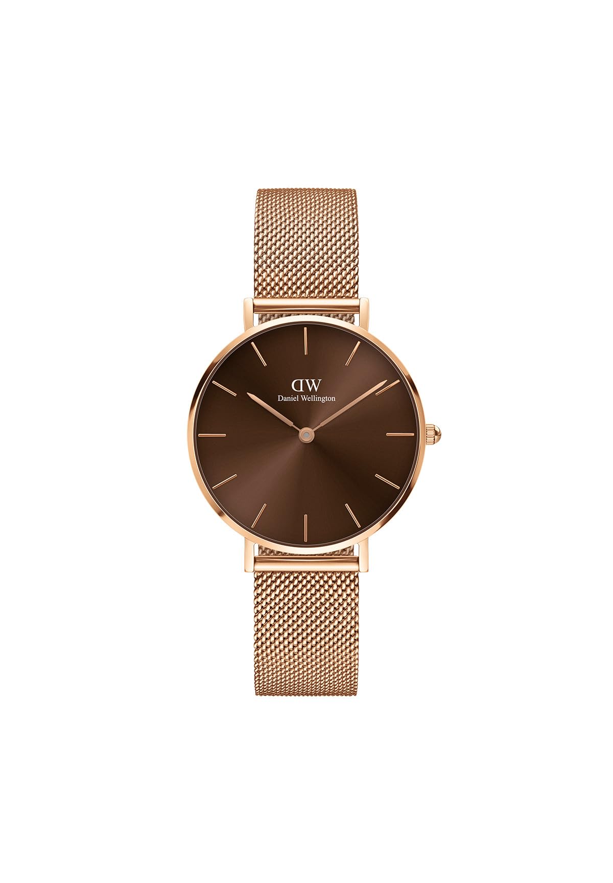 

Year Imported Daniel Wellington DW Watch Ladies Petite Amber 32mm Watch Stylish Brand Rose Gold Brown Popular Cute Simple Mesh Present Casual Women