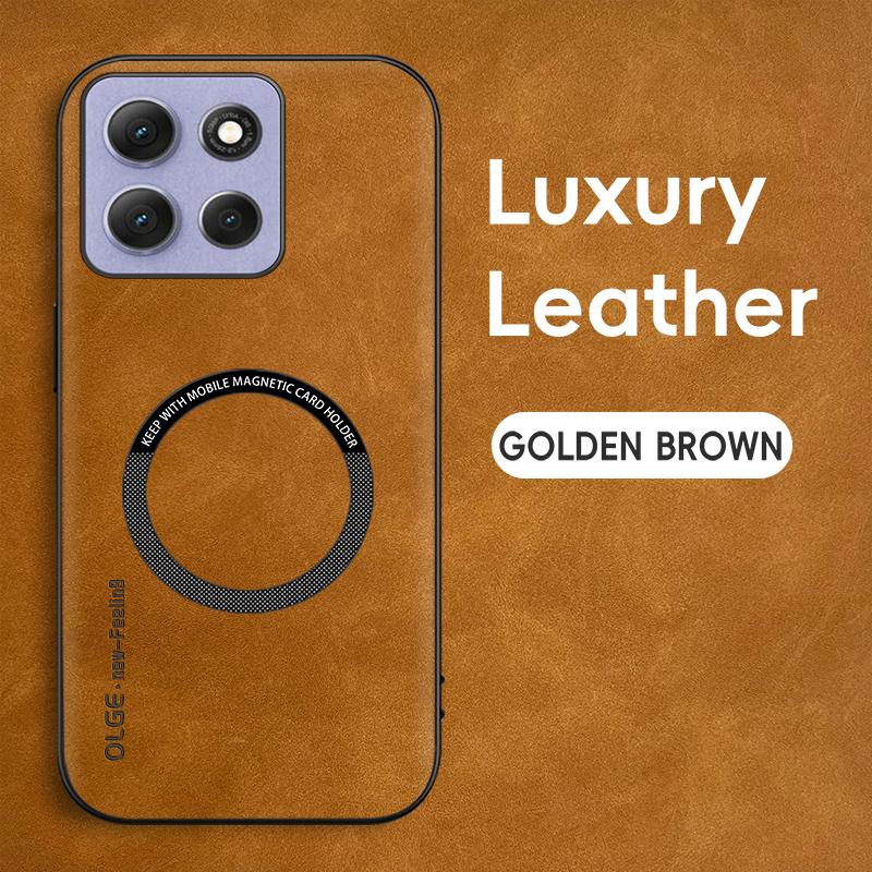 

Ретро Шкіряний М який Чохол для Moto G86 G56 G06 G Power 5G 2025 Play 2024 4G Edge 60 Pro Fusion Магнітний Бездротовий Зарядний Чохол Moto G Stylus 5G