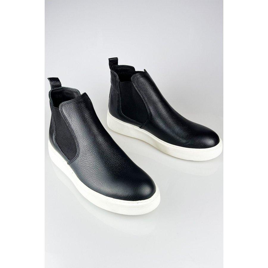 Men's Genuine Leather Casual Half Boots Chelsea