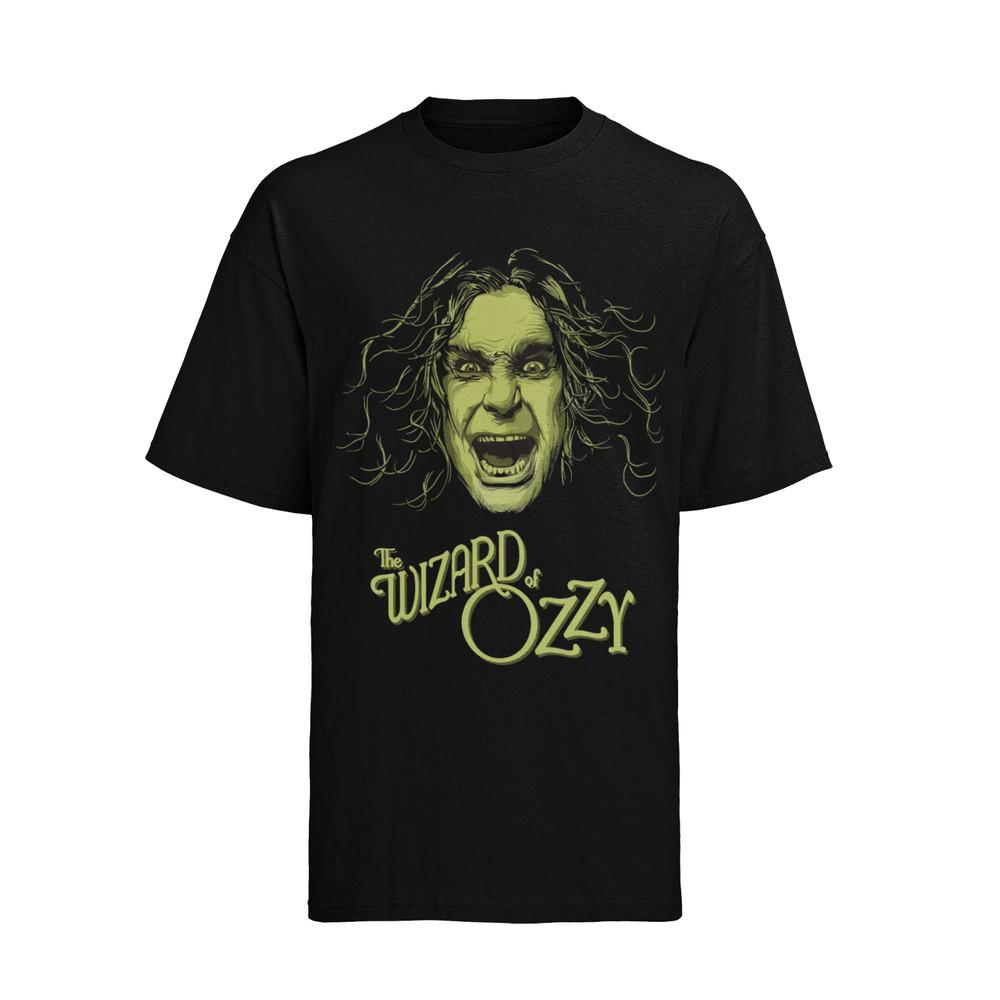 Retro THE WIZARD OF OZZY Band 70s 80s 90s Konzert Herren T-Shirt