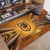 Custom Rug Hull FC Pattern Print Name Text Soft Non‑Slip Floor Carpet for Home Indoor Decoration