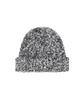 Bajal Va Brooch Heathered Knit Beanie Black