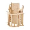 Pikler Triangle Set, 9-in-1 Toddler Climbing Toys Indoor, with 2 Wooden Cars, Cushion, Triangle, Arch, and Ramp, 68 kg Load, Foldable Montessori