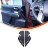Glossy Black Door Anti-collision Panel Trim Cover For Toyota Tacoma 2015-