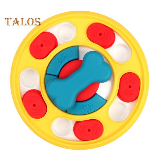 

Миска для медленного питания для домашних животных Устойчивое основание Закругленные углы Яркие цвета Кормушка для медленного питания для домашних животных Устойчивая к укусам Кормушка для домашних животных без содержания бисфенола А жёлтый