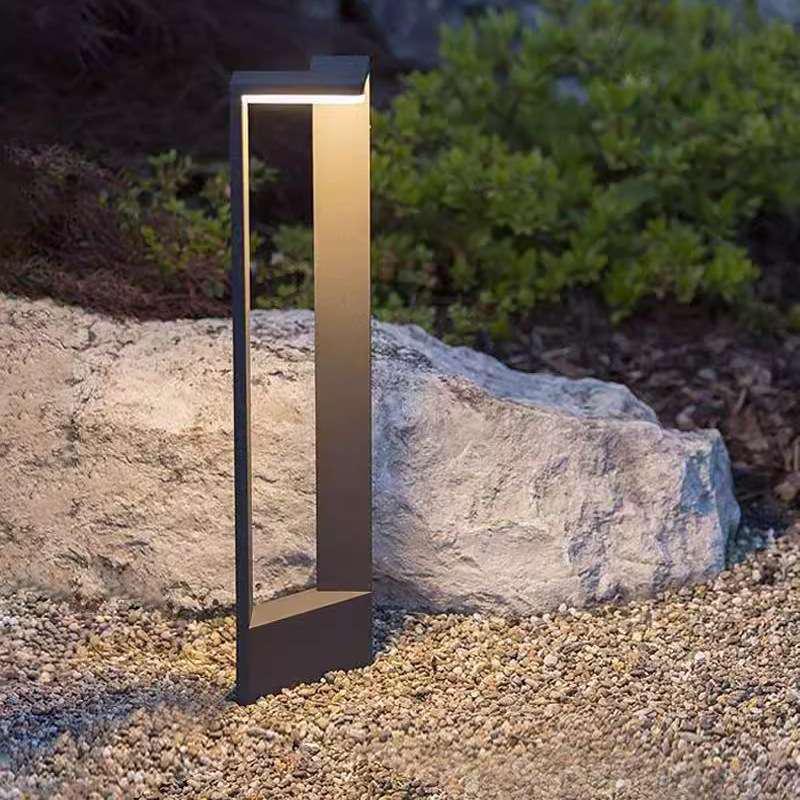 Ultrahelle LED Außenrasen- und Gartenleuchte für moderne Villen und Innenhöfe