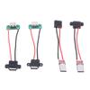 1/3Pcs 3A 5V Usb Female Base Type-C Socket And Female Usb Male Charging Socket Power Socket With Cable Connector