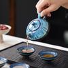 Kiln Change Jianzhan Travel Tea Set Ceramic One Pot Two Cups Bubble Teapot Teacup Outdoor Camping Equipment Business Gift