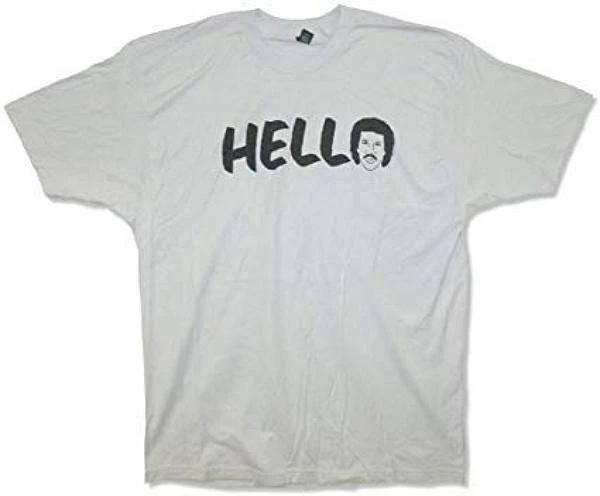 Lionel Richie Hello Face Logo T-Shirt S