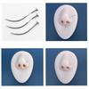 Piercing Insertion Pin Taper Guide Rod Tool 10Pcs Stainless Steel for Safe Nose Lip Navel Body Piercing Stretching