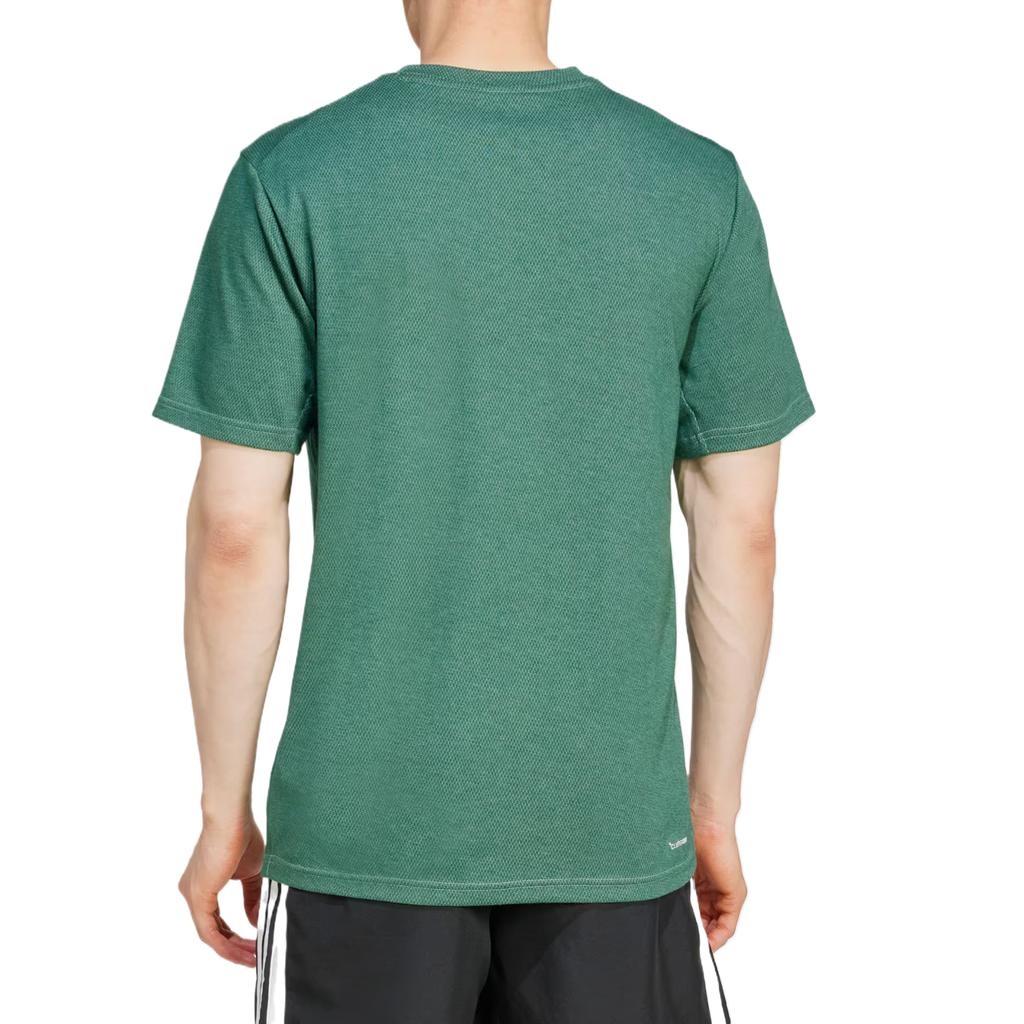 adidas Essentials Climacool Comfortable Versatile Fashionable Short Sleeve T-Shirt Men Tops Green JD0174