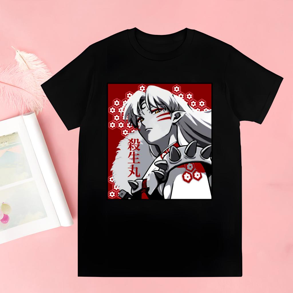 inuyasha New Men T Shirt Fashion Print Tshirt Summer Mens Novelty Short Sleeve T-shirt Men Funny Tops