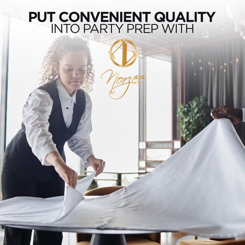 Disposable PEVA Thickened Plastic Rectangular Tablecloth Party Supplies