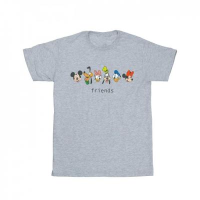 Womens/Ladies Mickey Mouse And Friends Cotton Boyfriend T-Shirt