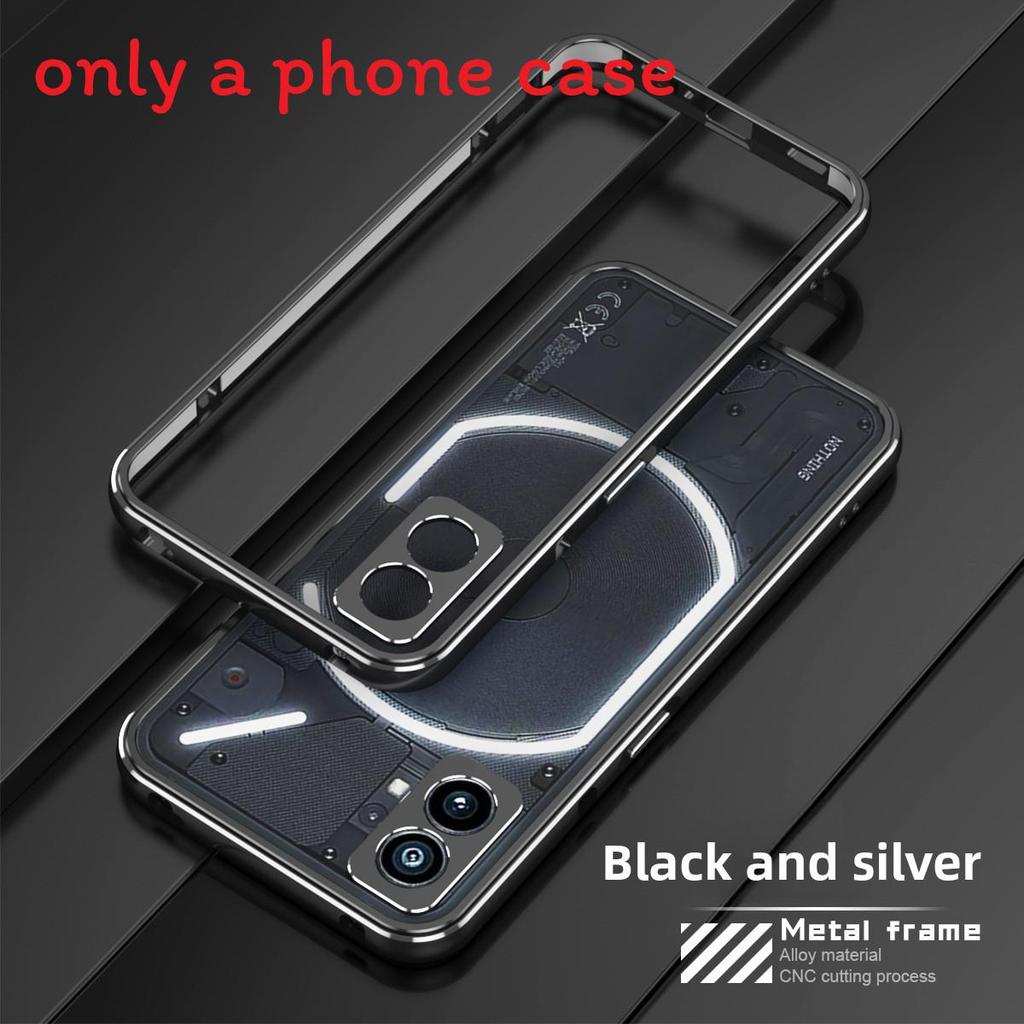 For Nothing Phone2 Metal Frame Protective Case With Shockproof And Heat Dissipation For Stylish Phone Accessories
