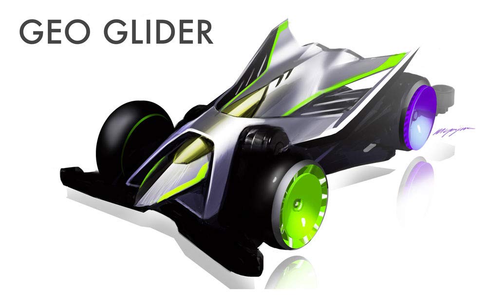 Tamiya Mini 4WD REV Series Geo Glider Chassis 18716 1/32 FM-A