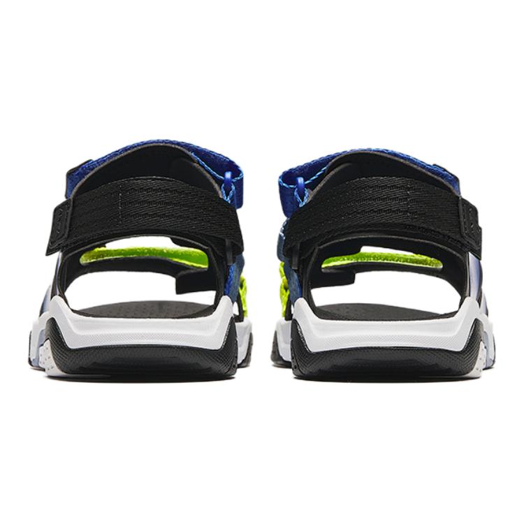 Anta Kids Casual Versatile Durable Breathable Sandals Kids Sandals Black Green Blue 312436914-1