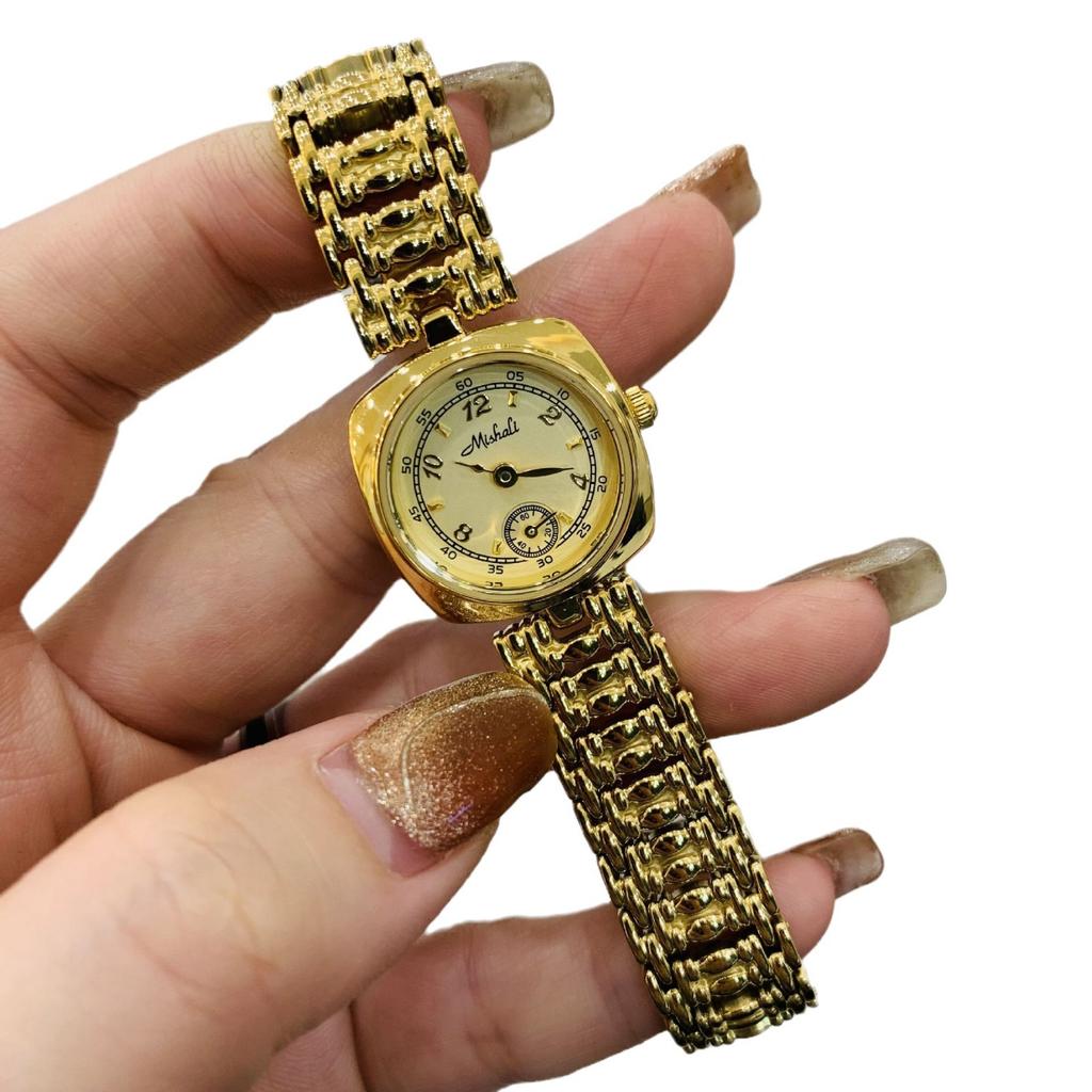 Women'S Watch Gold Second Hand Independent Women'S Watch Fashion Small Plate High-End Women'S Watch