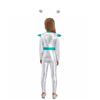 Kids Alien Cosplay Costume Long Sleeve Full Length Bodysuit Alien Hair Hoop Halloween Dress Up Party Costume Set