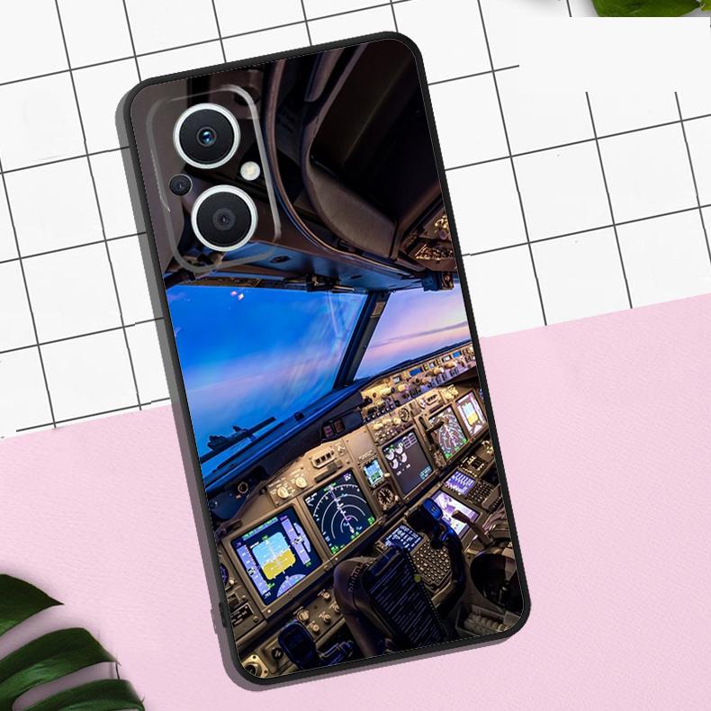 

Airplane Pilot Case For OPPO Reno 13 12 11 F 8T 7 8 10 Pro OPPO Find X8 Pro X6 Pro X3 X5 Lite Cover Coque OPPO Find X6 Pro