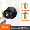 Stainless Steel round Ball Door Knobs Passage Entrance Lock Handle for Bedrooms Living Rooms Hardware Accessories
