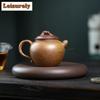 250ml Yixing Purple Clay Teapots Handmade Gourd Pot Raw Ore Wood-fired Porcelain Mud Kettle Zisha Tea Set For Tea Gift Supplies
