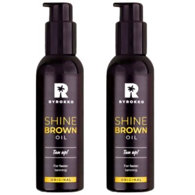 Byrokko Shine Brown Oil Tanning Oil X2