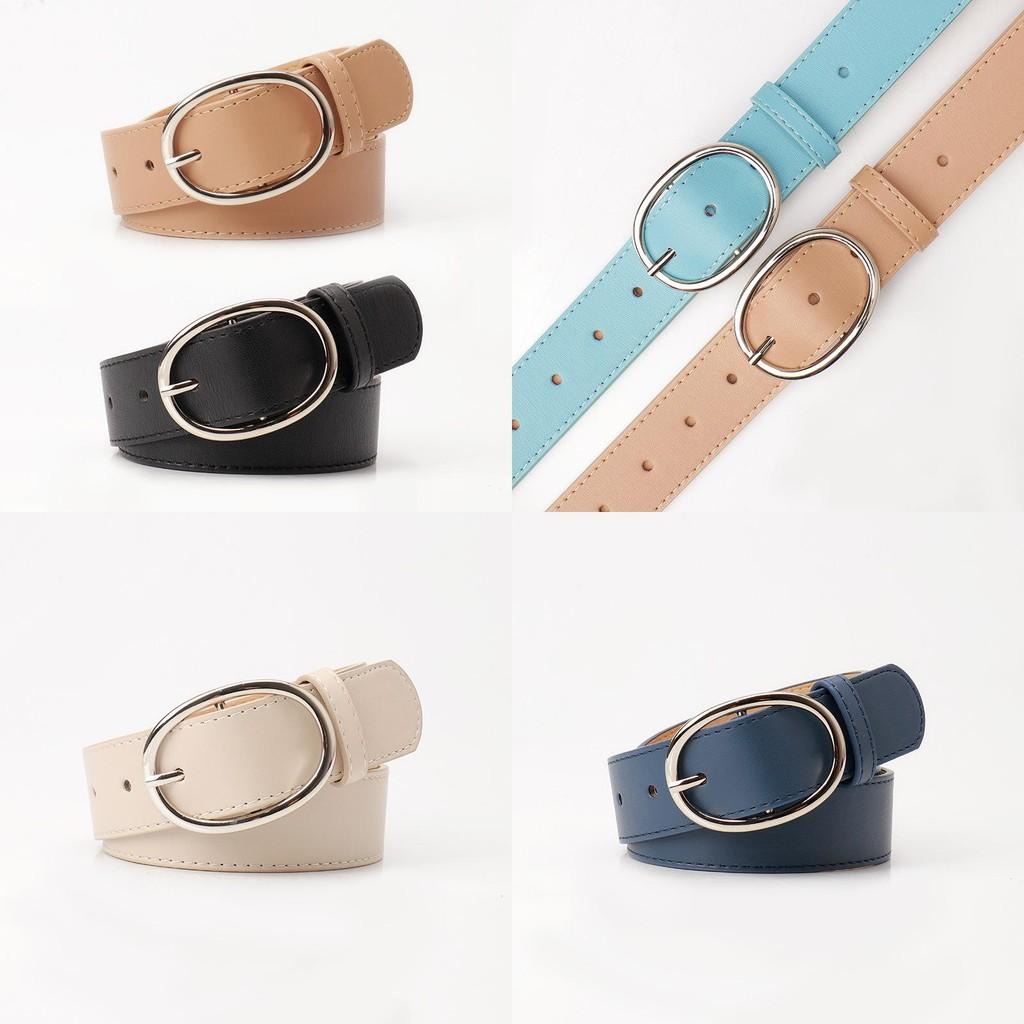 Leather Belt For Women With Alloy Buckle And Pu Material Stylish Casual Accessory For Office And Daily Wear