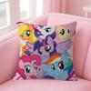 Maple Design Cushion Cover Happy Autumn Harvest Decor Holiday Decorati Pillow Cover Cartoon My L-Little P-Pony Pink
