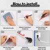 1M/roll Flexible Cord Management Channel,Invisible Decorative Wire Cover, Anti-Step Protector, Adhesive Cable Raceway with Cap