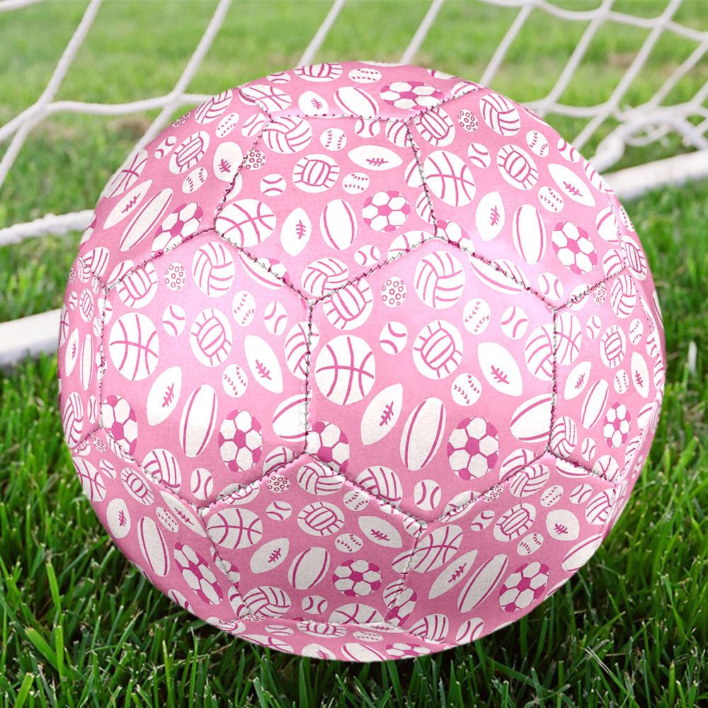 1PC Sports Ball Soccer Ball Size 5 Football Machine Sewn Indoor/Outdoor Universal Football Gift W22 Size 5
