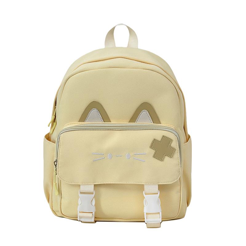 Cat Pattern Backpack Student Schoolbag Women's Travel Backpack