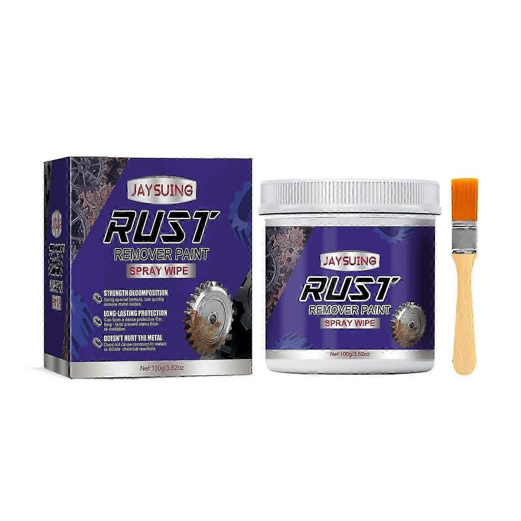 Effective Rust Remover Paint - Fast-Acting Metal Rust Removal & Long-Lasting Protective Coating for Tools, Vehicles & Outdoor Furniture, 126g