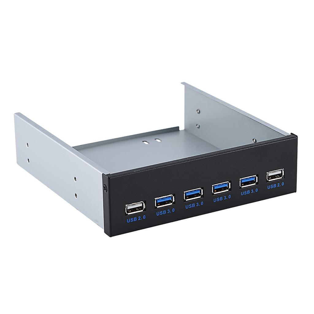 19 Pin To 4 * USB3.0 + 2 * USB2.0 6 Interface Metal Front Panel USB Hub
