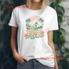 Surf Girl T Shirt Soft Cotton Surfing Beachwear Ocean Lover Summer Vibe Vintage Designer Clothes Unisex Breathable