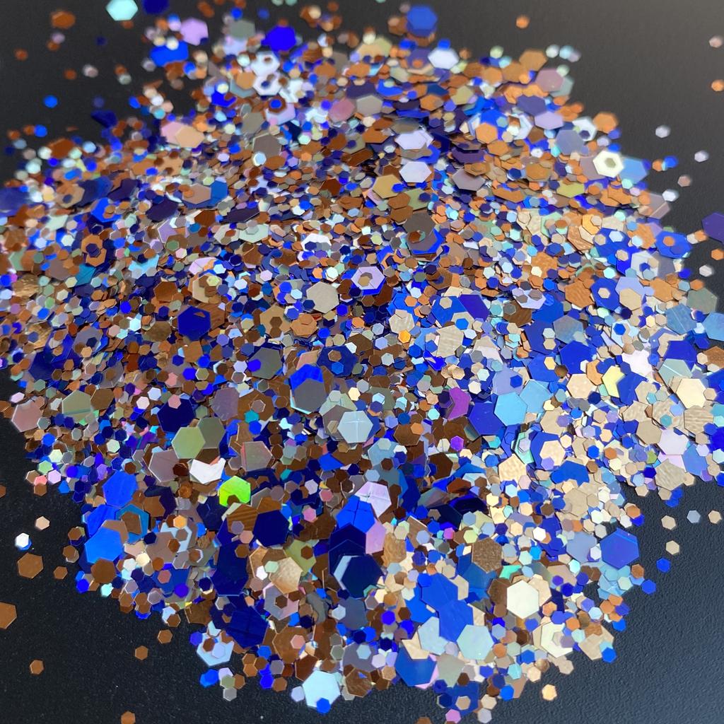 Factory Bulk Glitter Mix Colorful Craft Glitter Chunky