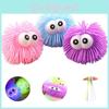 Bunte Alien Qualle Leuchtet LED Squeeze Spielzeug zum Stressabbau und für motorische Fähigkeiten