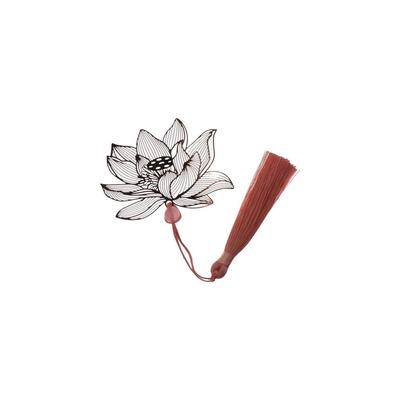Stationery Birthday Gift Reading Marker Book Page Marker Book Paginator Metal Reading Bookmark Hollowed Leaf Flower Bookmark