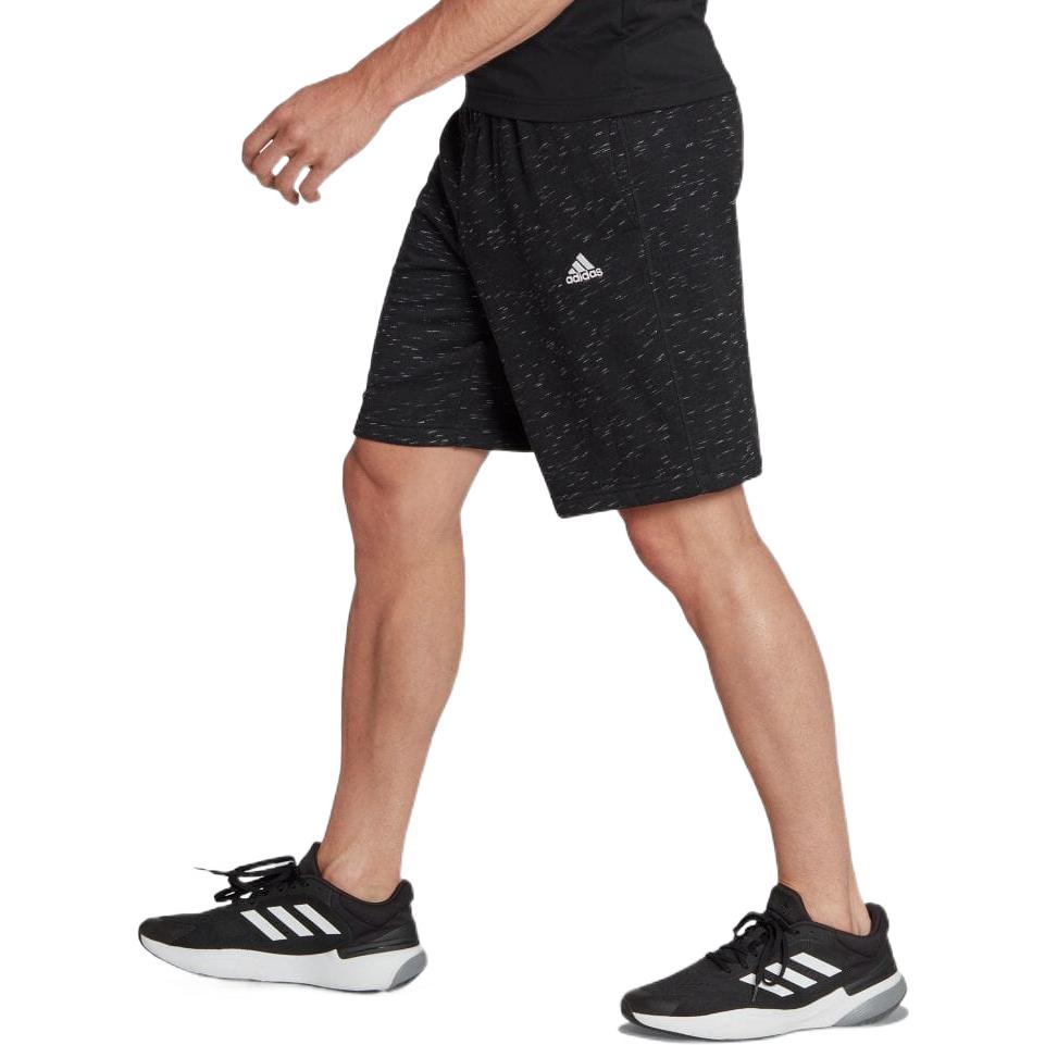adidas Dot Logo Print Drawstring Sports Shorts Men Shorts Black HE1804