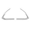 ABS Matte Car Detector Sticker Steering Wheel Interior Cover Kit Trim Lamp Frame For Mazda CX-3 CX3 2017 2018 Accessories 2Pcs