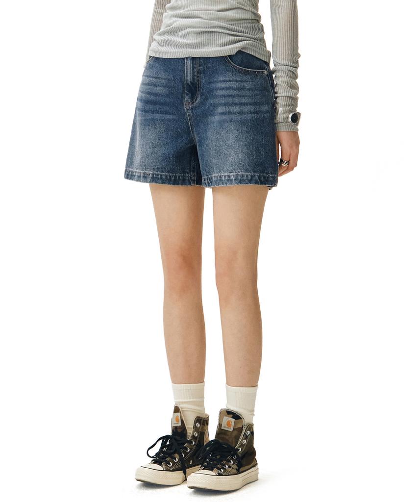 Deketeuumeon Signature Denim Shorts Dcwpt007Blueb