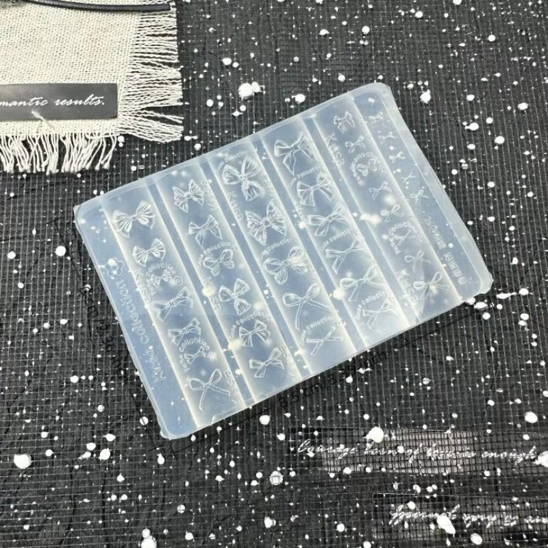 

‘Bowknot Nail Silicone Mould Nail Art Stamp Nail Decoration Accessories DIY Handmade Tool Stereoscopic Manicure Tools