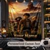 Personalized Wall Tapestry,Attack on Titan Custom Printed Name, Fabric Wall Art For Indoor Room Backdrop