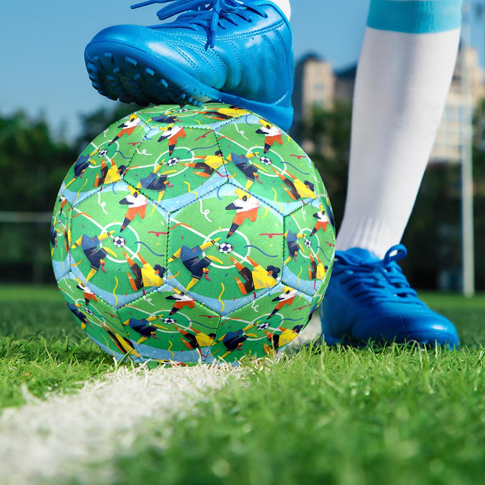 Pallone da Calcio Tema Calcio Taglia 5, Adatto Sia per Partite Indoor che Outdoor, un Regalo Adatto a Tutti.