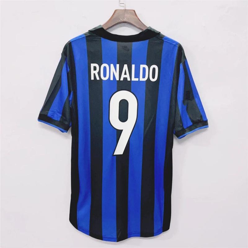 Vintage Jersey Football Jersey AC Ronaldo Zidane Maldini Messi Boca Carlos National Team Jersey