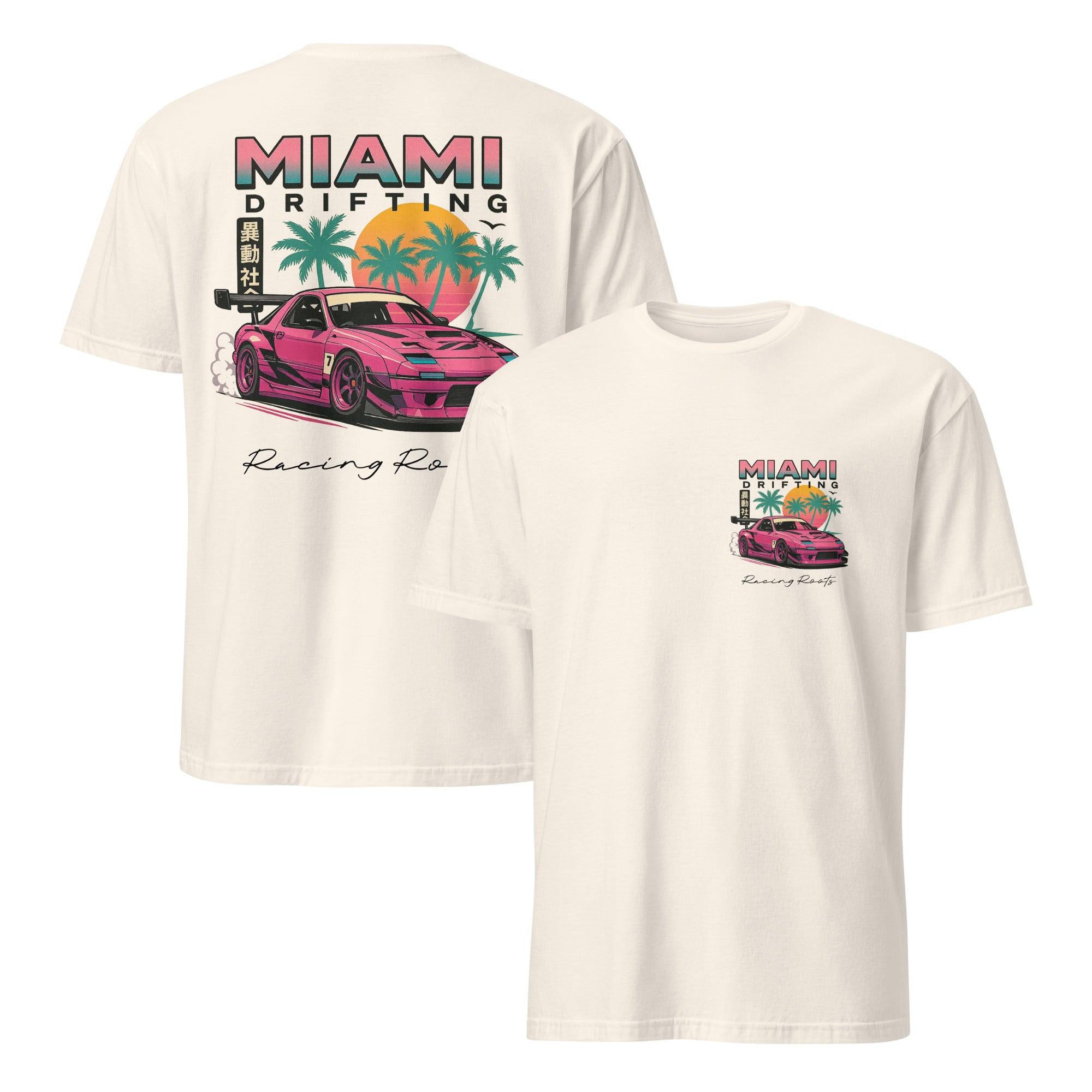 

Miami Drift JDM Racing Style Tshirt Unisex and Women Summer Cotton Y2K Clothing Sports Fashion Short Sleeve Tops Streetwear Unisex 4XL