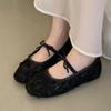 Bow Women Flats Shoes Casual New Loafers Sport Sandals Mary Jance Shoes Cozy Summer 2025 Sneakers Woman Shoes Zapatillas Mujer