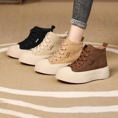 Fashion New Platform High-top Casual Board Shoes Women Designer Soft-soled Women's Sneakers Fashion Anti-slip Sports Zapatos De Mujer