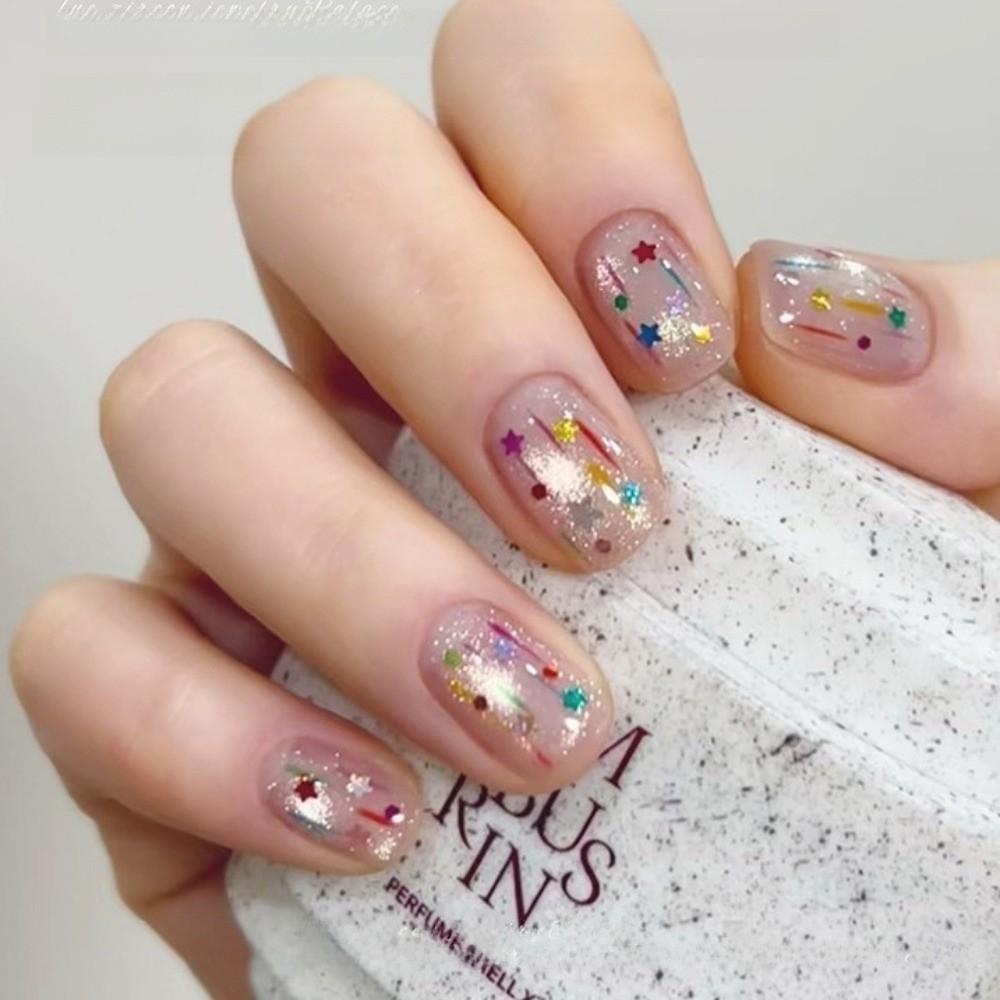 12Grids/Box Sparkling Flakes Nail Art Sequins Accessories Nail Decoration Nail Art Supplies