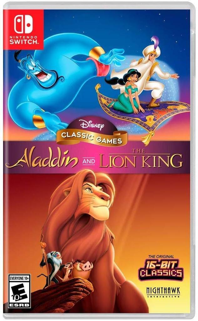 Disney Classic Aladdin and the Lion North Switch Games (Import America) –